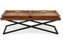 Hanah Home Towly - Mesa de centro Nogal